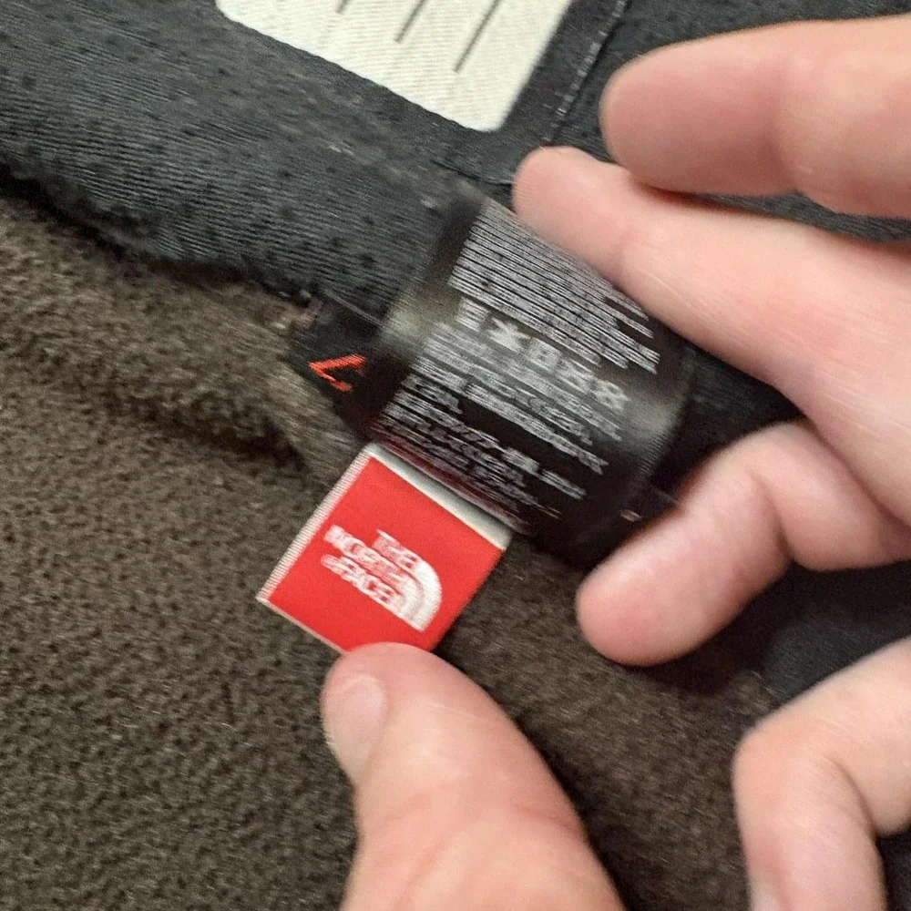 The North Face Denali Jacket Boys Large 14/16 Brown Fleece Full Zip Polartec